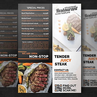 sea food flyer template psd file free graphics uihere