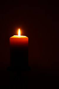 brown candle with light thumbnail