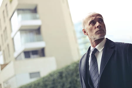 Photo of Old Man Wearing Formal Coat thumbnail