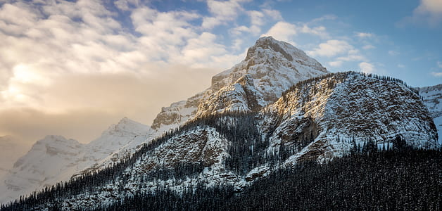 cold, snow, landscape, mountains thumbnail