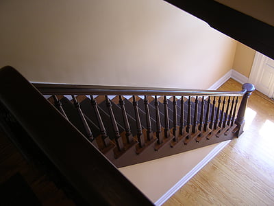 brown wooden stair thumbnail