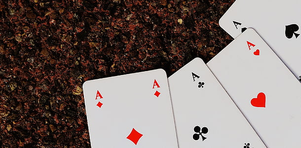 four aces playing cards thumbnail