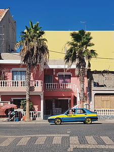 taxi on road thumbnail