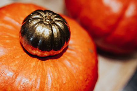Golden ornamental pumpkins decorations thumbnail