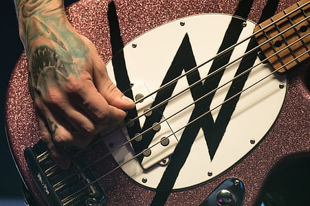 closeup photo of person playing guitar thumbnail