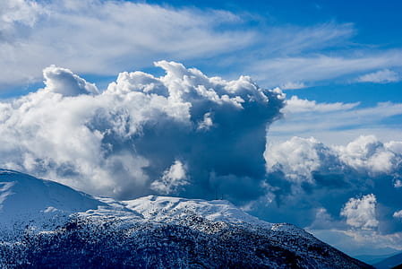snow, light, landscape, nature thumbnail