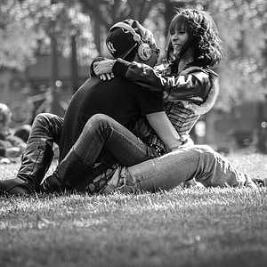 man and woman hugging each other thumbnail