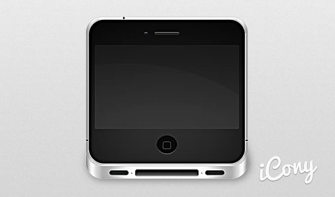 iPhone 4 Icon psd file