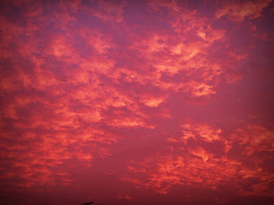 nature, sky, sunset, clouds thumbnail