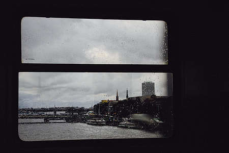 Rainy City from Train Window thumbnail