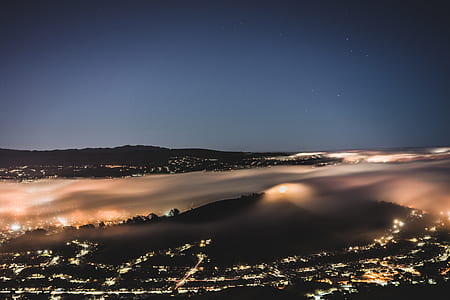 landscape high angle photography of a city full of lights thumbnail