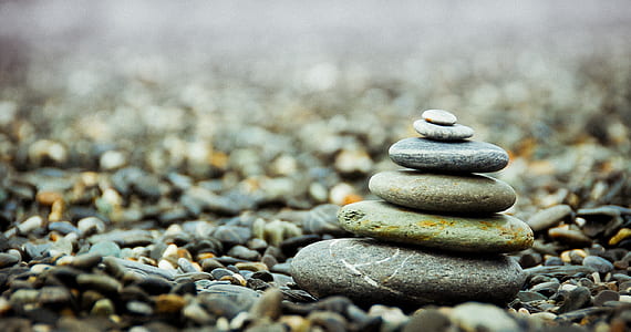 stack of stones macro photography thumbnail