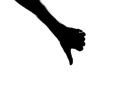 silhoutte of person right hand thumbnail
