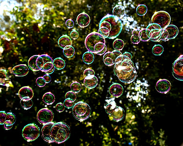 selective focus photography of bubbles outdoor thumbnail