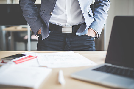 Businessman Standing in his Office thumbnail