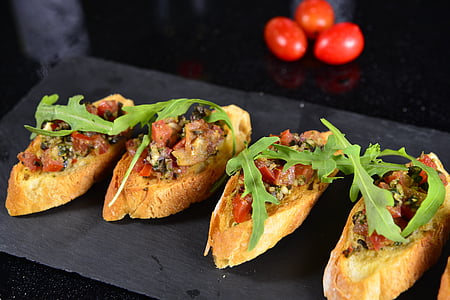 photography of four cooked food thumbnail