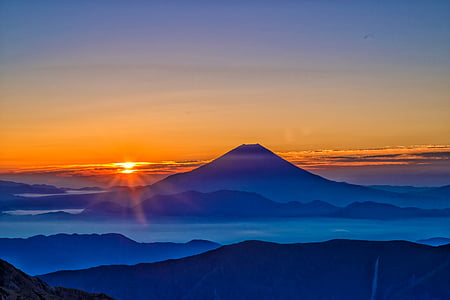 mountain during golden hour thumbnail