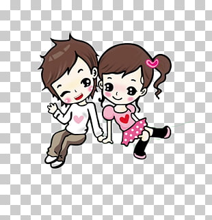 Cartoon Animation Love Drawing Couple Together Cartoon Cute