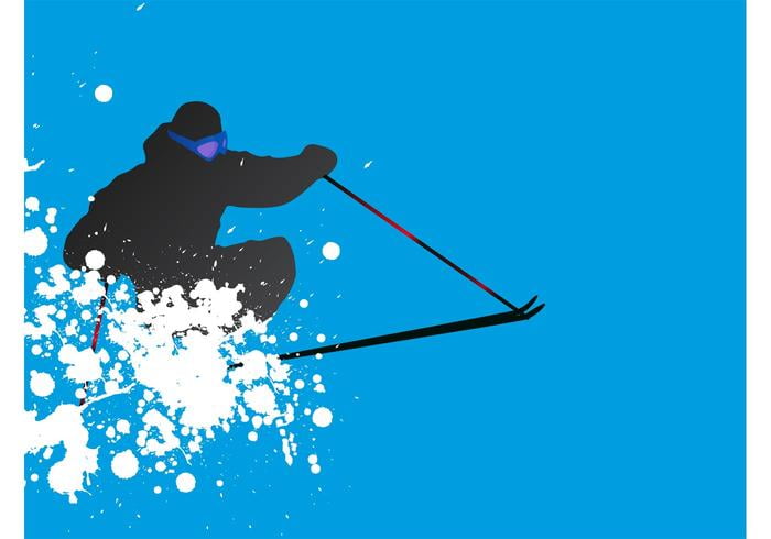 Ski Vector ai file