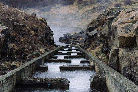 canal between rocks thumbnail