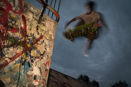 man playing skateboard thumbnail