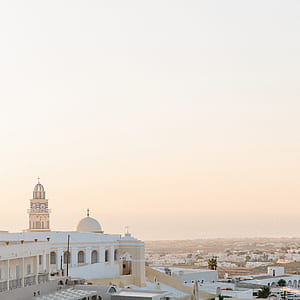 areal photography of white concrete dome building thumbnail