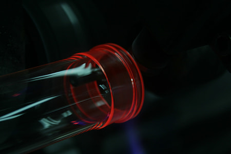 closeup, photo, clear, glass container, glass, fire thumbnail