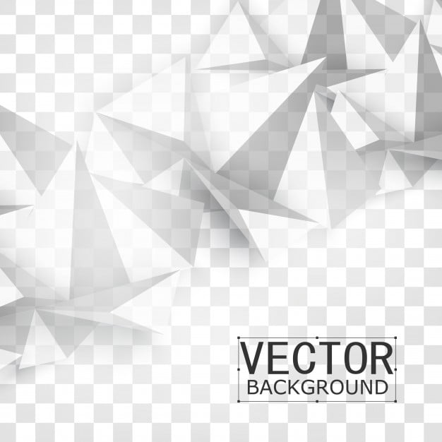 Vector Abstract geometric shape from gray. eps file