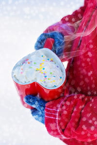 heart, mug, winter, hot chocolate thumbnail