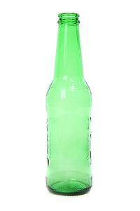 empty green translucent glass bottle thumbnail