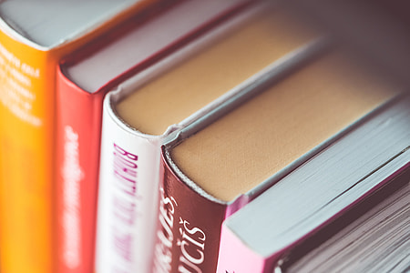 Books in Shelf Close Up thumbnail