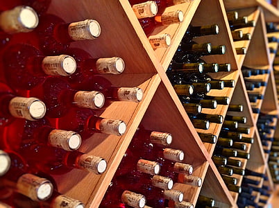 glass bottle lot on brown wooden boxes thumbnail