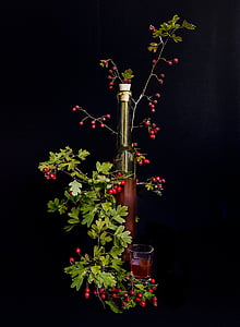 green and red glass bottle thumbnail