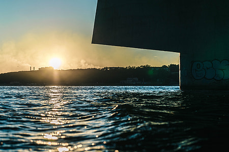 landscape photo of body of water during golden hour thumbnail