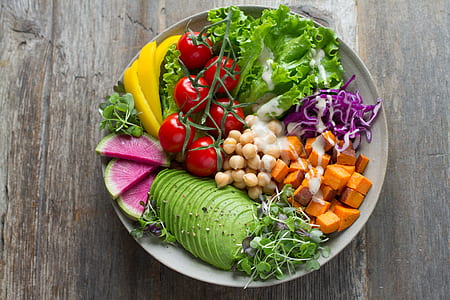 assorted fruits in white bowl thumbnail