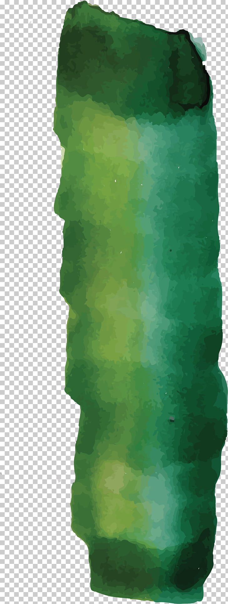 Watercolor painting Green Ink brush, Green graffiti watercolor brush, tubular green PNG clipart