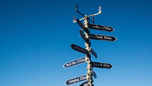 low angle view of road signage thumbnail