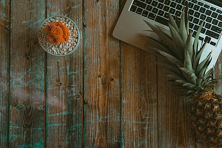 gray laptop and pineapple thumbnail