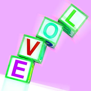 Love Word Showing Friendship Romance Or Marriage thumbnail