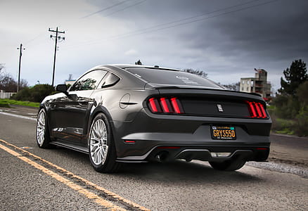 black car on road thumbnail