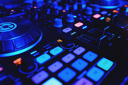 Closeup shot of DJ equipment thumbnail