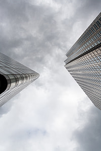 low angle photography of high rise buildings thumbnail