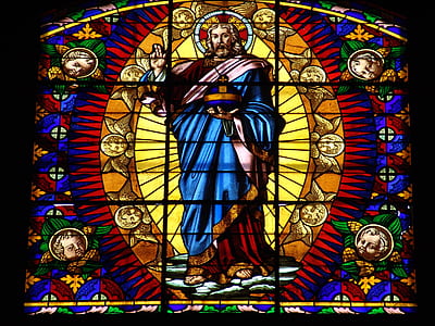Religious stained glass artwork thumbnail