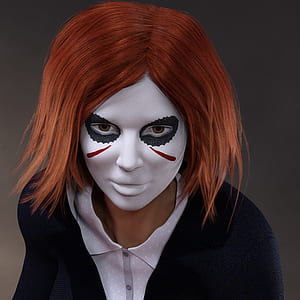woman wearing white mask thumbnail