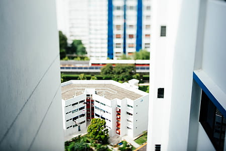 white concrete building minaiture thumbnail