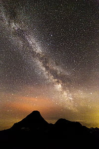 mountain under stars photography thumbnail