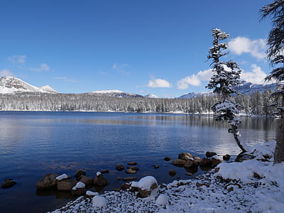 Body of Water Photography during Snow Season thumbnail