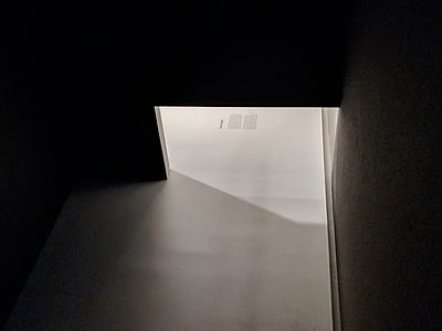 white painted ceiling with hole thumbnail