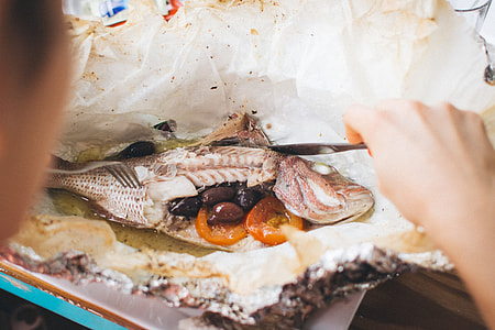 Grilled fresh caught sea fish thumbnail