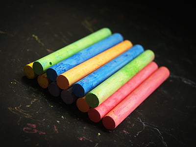 assorted-color chalks thumbnail